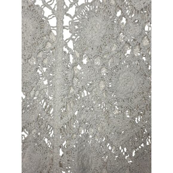 100 % Cotton White Crochet Tank-NWOT - Picture 4 of 4